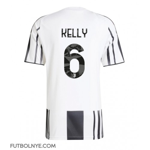 Camiseta Juventus Lloyd Kelly #6 Primera Equipación 2025-26 manga corta Camiseta Juventus Lloyd Kelly #6 Primera Equipación 2025-26 manga corta